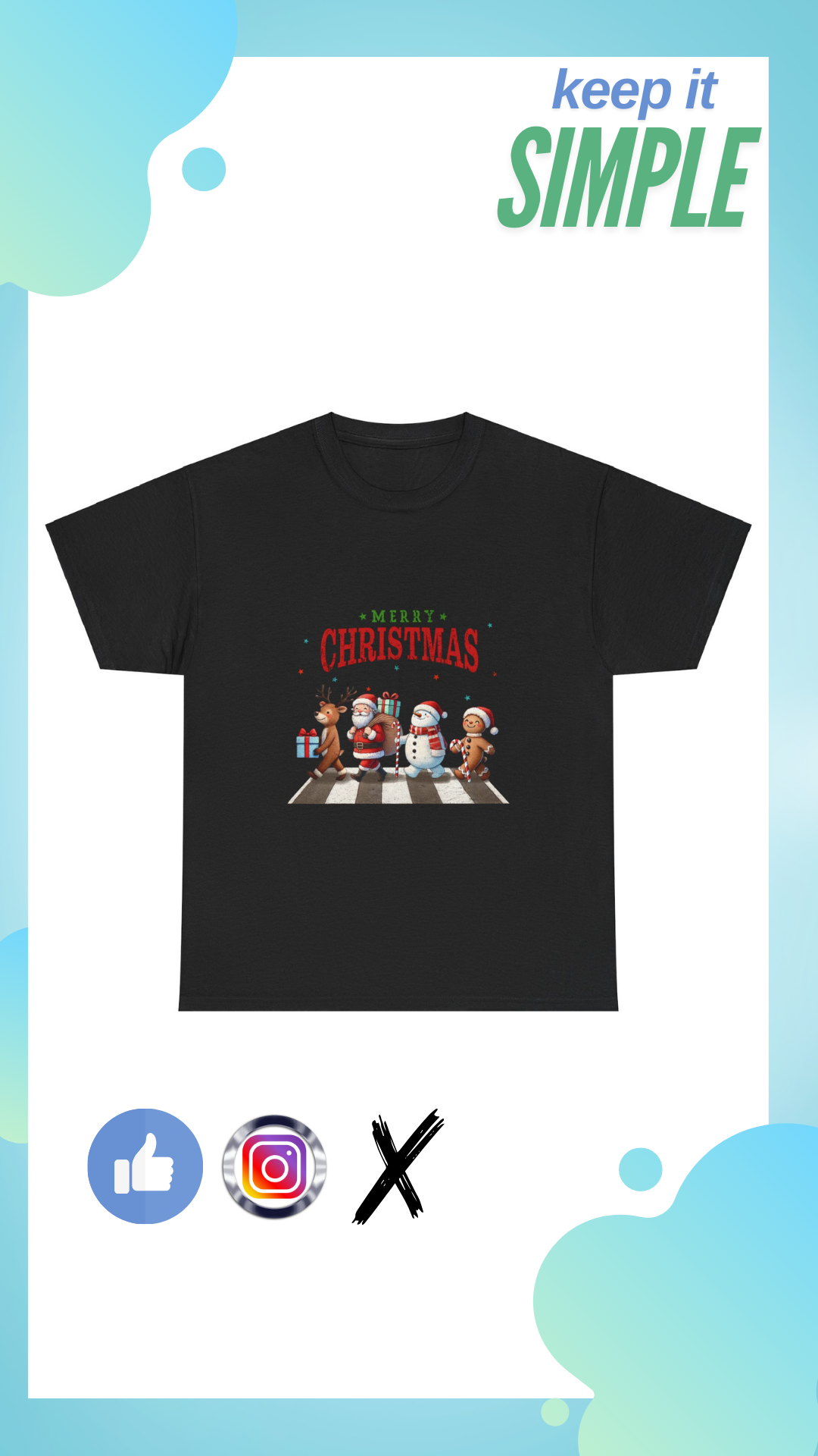 Christmas t-shirt Unisex Heavy Cotton Tee